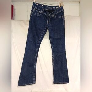 Womens Miss Me Dark Boot Cut Jeans Size 29 *Like New*